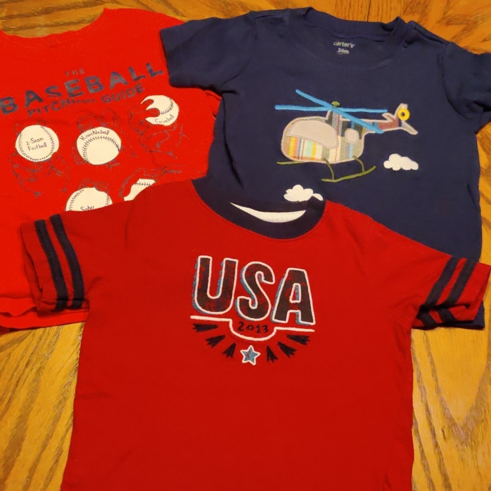 Size 24M Boys 23 Piece Shorts/Tee/Onesie Bundle - Picture 9 of 13